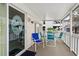 Relaxing covered porch with outdoor seating and access to the interior at 6001-1092 S Kings Hwy., Myrtle Beach, SC 29575