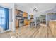 Modern kitchen with wood cabinets and stainless steel appliances at 8586 Edgewood Dr., Myrtle Beach, SC 29588