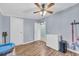 Spare bedroom with wood flooring and ceiling fan at 8586 Edgewood Dr., Myrtle Beach, SC 29588