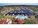Aerial view of community with marina, pool, and homes at 4396 Baldwin Ave. # 12, Little River, SC 29566