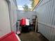 Small backyard with storage shed and grill at 3456 Macklen Rd. # 18-B, Myrtle Beach, SC 29588