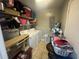 Laundry room with washer, dryer, and storage shelves at 3456 Macklen Rd. # 18-B, Myrtle Beach, SC 29588