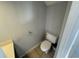 Small bathroom with toilet and towel rack at 3456 Macklen Rd. # 18-B, Myrtle Beach, SC 29588