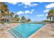 Large outdoor swimming pool with plenty of lounge chairs at 1105 Ocean Blvd. S # 412, Myrtle Beach, SC 29577