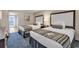 Hotel room with two double beds and ocean view at 1105 Ocean Blvd. S # 412, Myrtle Beach, SC 29577