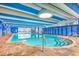 Indoor pool with unique ceiling and underwater sea life decor at 1105 Ocean Blvd. S # 412, Myrtle Beach, SC 29577