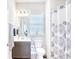 Simple bathroom with shower, vanity, and toilet at 911 Ocean Pines Ct., North Myrtle Beach, SC 29582