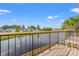 Enjoy scenic water views from this relaxing balcony overlooking a tranquil pond at 215 Double Eagle Dr. # G-2, Myrtle Beach, SC 29575