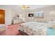 Bedroom with a queen bed, dresser, and TV at 215 Double Eagle Dr. # G-2, Myrtle Beach, SC 29575