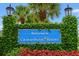 Grand Palms Resort entrance sign with lush landscaping at 215 Double Eagle Dr. # G-2, Myrtle Beach, SC 29575