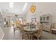 Bright dining area with wicker table and chairs, and built-in hutch at 215 Double Eagle Dr. # G-2, Myrtle Beach, SC 29575