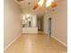 Open dining area with tile floors and kitchen views at 3681 Claypond Rd. # 3107, Myrtle Beach, SC 29579