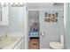 Bathroom with a sink, toilet, and shower at 6001-1424 S Kings Hwy., Myrtle Beach, SC 29575
