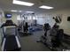 Well-equipped fitness center with treadmills, stationary bikes, and weight machines at 5905 S Kings Highway # 416-B, Myrtle Beach, SC 29575