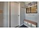 Convenient entryway with storage bench and beach decor at 415 N Ocean Blvd. # 302, Surfside Beach, SC 29575