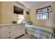 Bedroom with twin bed and plenty of storage at 415 N Ocean Blvd. # 302, Surfside Beach, SC 29575
