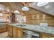 Kitchen with granite countertops and stainless steel appliances at 7018 Cox Lake Ct., Mullins, SC 29574