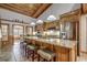 Spacious kitchen with large island, wood cabinets, and granite countertops at 7018 Cox Lake Ct., Mullins, SC 29574