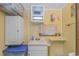 Clean bathroom with a white vanity and a small window at 6001-1359 S Kings Hwy., Myrtle Beach, SC 29575
