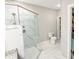 Clean bathroom with a toilet, shower, and access to a closet at 949 Jackline Place # 103, Murrells Inlet, SC 29576