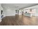 Open concept kitchen with stainless steel appliances and white cabinetry at 7129 Spoleto Dr., Myrtle Beach, SC 29572
