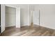 Bedroom with closet and door to hallway at 1174 St. John Rd., Galivants Ferry, SC 29544