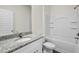 Bathroom features granite vanity and a tub/shower combo at 1174 St. John Rd., Galivants Ferry, SC 29544
