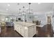 Open floor plan with kitchen island, Gathering room, and dining area at 6438 Cascata Dr., Myrtle Beach, SC 29572
