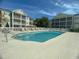 Community swimming pool with ample deck space for lounging at 601 N Hillside Dr. # 2123, North Myrtle Beach, SC 29582