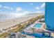 Oceanfront pool and sundeck with lounge chairs at 1501 Ocean Blvd. S # 839, Myrtle Beach, SC 29577