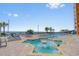 Relaxing hot tub area with ocean views at 1501 Ocean Blvd. S # 839, Myrtle Beach, SC 29577