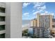 Balcony view of ocean and beach at 1105 S Ocean Blvd. # 1138, Myrtle Beach, SC 29577