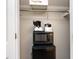 Small kitchenette with microwave, coffee maker, and mini-fridge at 1105 S Ocean Blvd. # 1138, Myrtle Beach, SC 29577