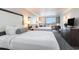 Hotel bedroom with two beds and ocean view at 1105 S Ocean Blvd. # 1138, Myrtle Beach, SC 29577