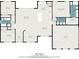 1660 sq ft floor plan, 4 bedrooms, 3 baths, office and garage at 1886 Southwood Dr., Myrtle Beach, SC 29575