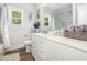 Charming bathroom features a single vanity and a bathtub at 1886 Southwood Dr., Myrtle Beach, SC 29575