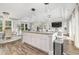 Large kitchen island with granite countertops and pendant lighting at 1886 Southwood Dr., Myrtle Beach, SC 29575