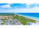 Wide aerial view of coastline at 202 74Th Ave. N # 1249/50, Myrtle Beach, SC 29572