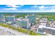 Aerial view of resort and surrounding area at 202 74Th Ave. N # 1249/50, Myrtle Beach, SC 29572