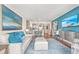 Living room features a comfortable sofa and open floor plan at 202 74Th Ave. N # 1249/50, Myrtle Beach, SC 29572