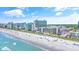 Aerial view of the beach and resort area at 202 74Th Ave. N # 1249/50, Myrtle Beach, SC 29572