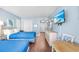Hotel bedroom with two beds and dresser at 202 74Th Ave. N # 1249/50, Myrtle Beach, SC 29572