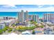 Aerial view of oceanfront resort with pools and beach access at 202 74Th Ave. N # 1249/50, Myrtle Beach, SC 29572