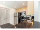 Modern kitchen with stainless steel appliances at 107 S Ocean Blvd. # 1908, Myrtle Beach, SC 29577