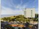 Aerial view of resort, beach, and ocean at 6900 N Ocean Blvd. # 410, Myrtle Beach, SC 29572