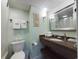 Clean bathroom with vanity, toilet, and shower bathtub at 6900 N Ocean Blvd. # 410, Myrtle Beach, SC 29572