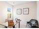 Bright office space with a desk, chair, and artwork, ideal for work or study at 3042 Deerberry Place, Longs, SC 29568