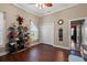 Bright bedroom with ample closet space and wood floors at 3712 Faith Dr., Conway, SC 29527