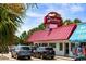 Hoskins Restaurant with red roof and cars parked outside at 1903 S Ocean Blvd. S # 708, North Myrtle Beach, SC 29582