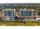 Aerial of two condo buildings near the beach at 1903 S Ocean Blvd. S # 708, North Myrtle Beach, SC 29582